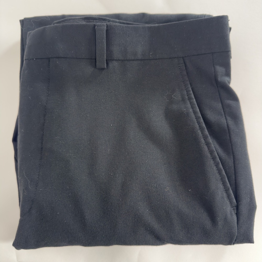 J Ferrar Dress Pants Mens 34x34 Black Slim Fit Stretch Flat Front Suit Slacks